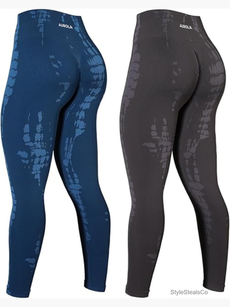 Seamless High Waist Leggings, 25" Inseam, Squat Proof, Moisture Wicking